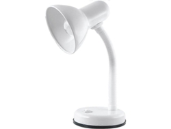 Lámpara De Mesa Clásica Flexible De 35 W Con Cuello Ajustable - Interruptor Integrado - 34 Cm - Negro Ónix L958bk Blanco Diamante