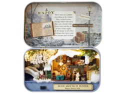 -kit De Casa Miniatura Con Muebles Diy Para Adolescentes Y Adultos Regalo Memorable Para Roam Around In Winter