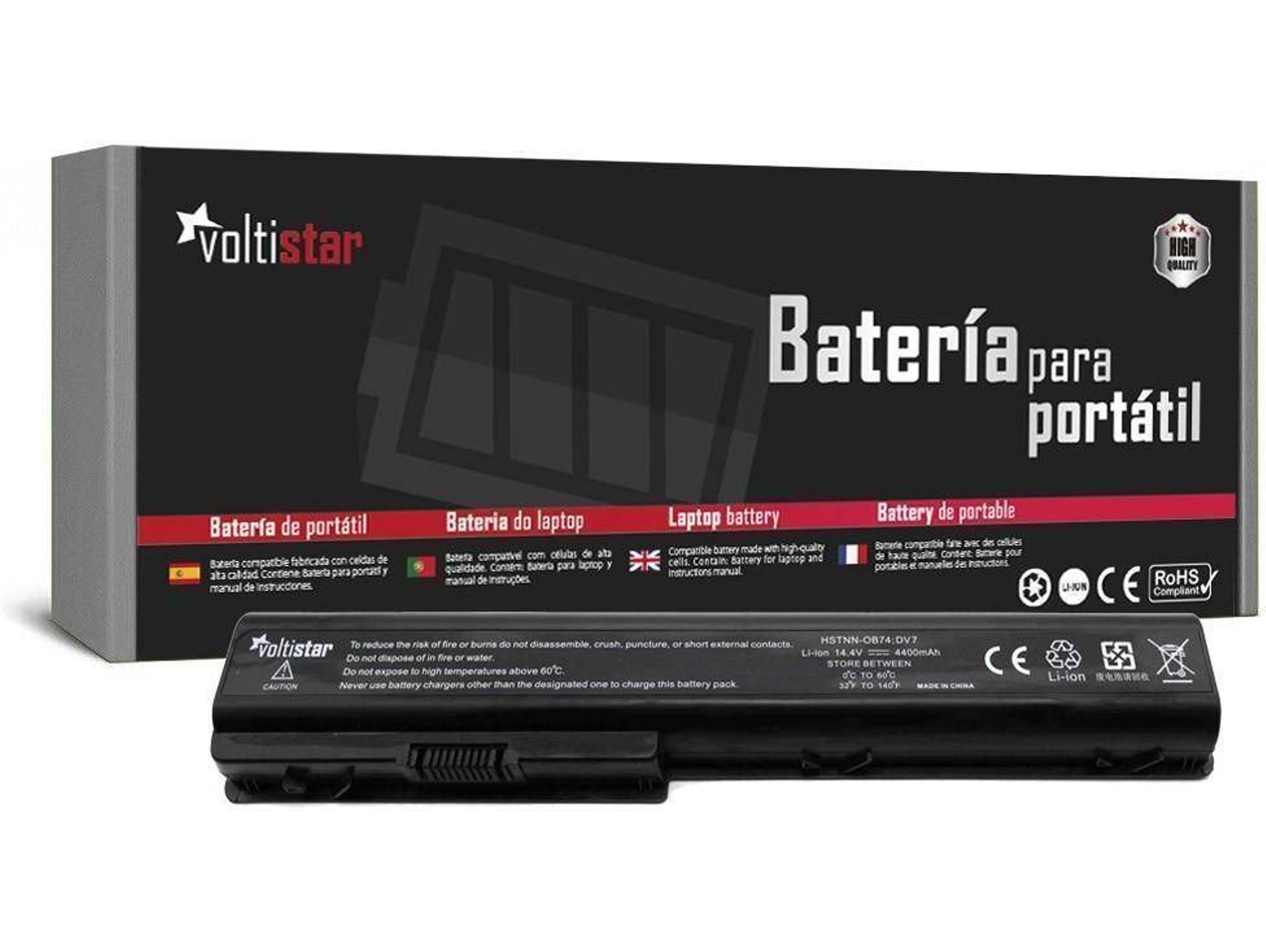 Batería para Portátil VOLTISTAR HP Pavilion Dv7-2000 Series