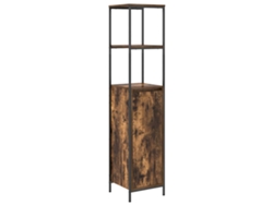 Maison Exclusive - Mueble De Baño Con Estantes Roble Ahumado 36x35x165 Cm