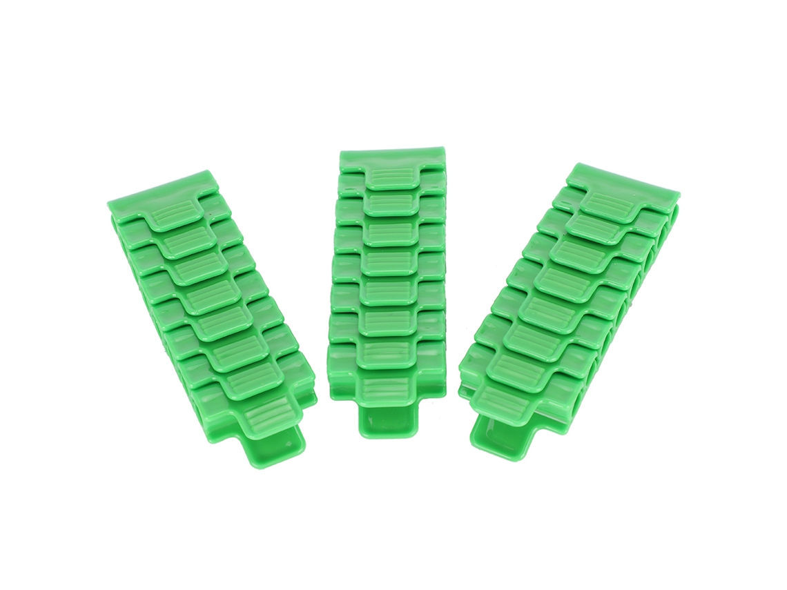24 abrazaderas para película de plástico para invernadero, tubo de 11 mm