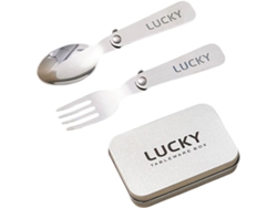 Juego De Cuchara Y Tenedor De Metal Plegables Y Portátiles Para Picnic, Utensilios De Viaje.