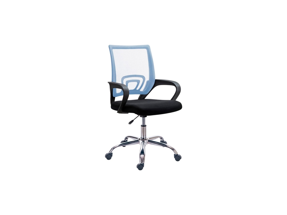 Silla de oficina Vita Negro - Azul Vita 60 x 90–102 x 60 cm