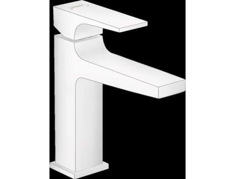Hansgrohe Metropol Mezclador de fregadero con mango push-open blanco mate 32507700