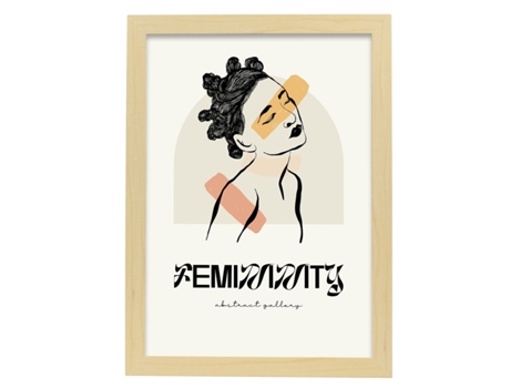Póster NACNIC Pop Art Abstracto. Femme Fatale