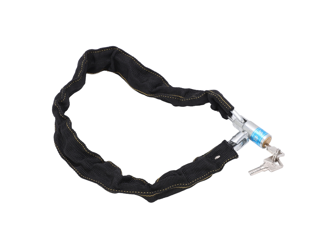 Candado De Cadena Antirrobo Para Bicicletas Y Motocicletas Con 2 Llaves Accesorios De Seguridad