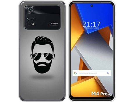 Carcasa para Xiaomi Poco M4 Pro 4G TUMUNDOSMARTPHONE Dibujos Barba Multicolor