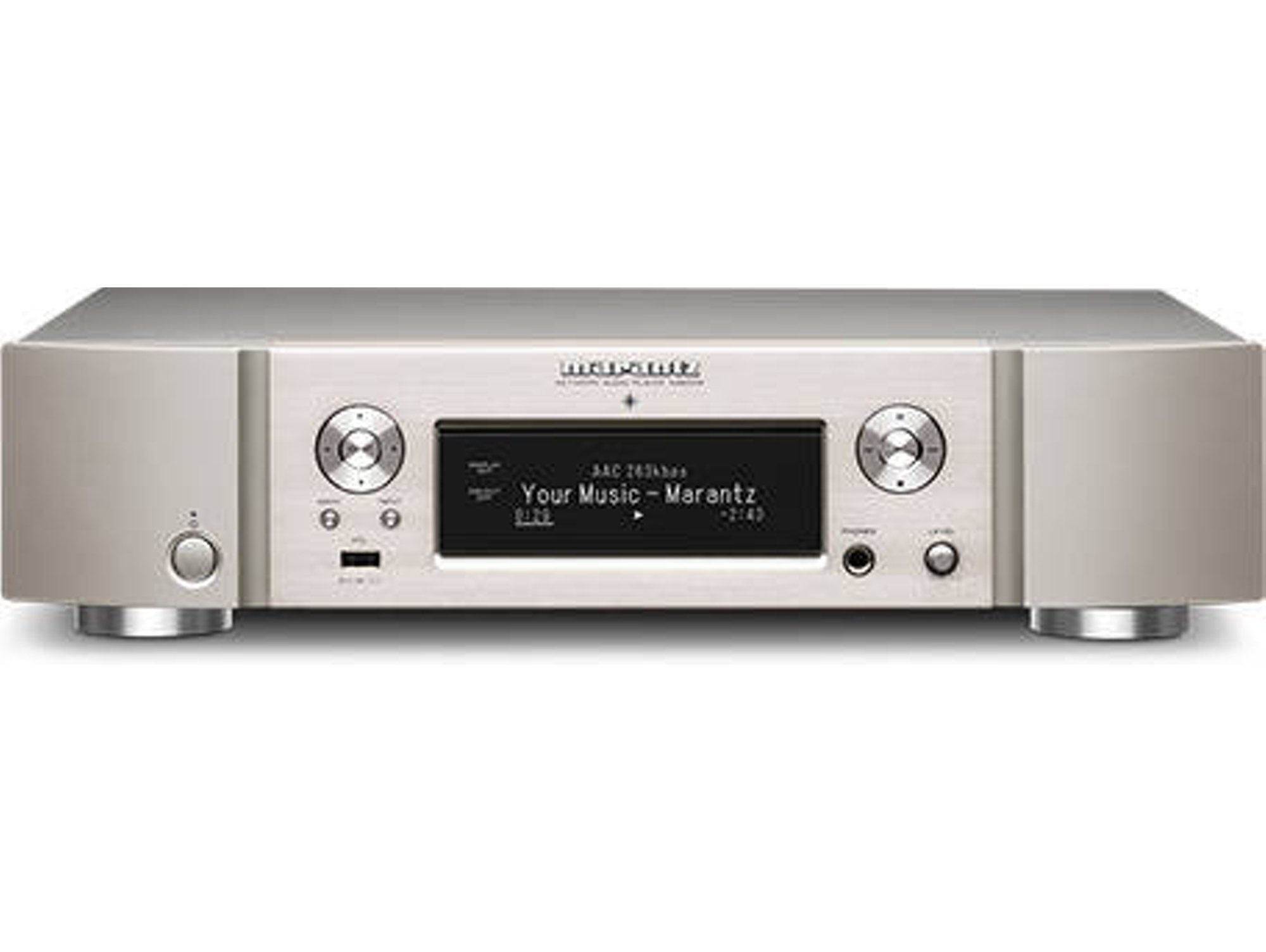 Reproductor CD MARANTZ Streamer NA6006 Prateado