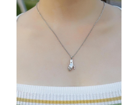 Collar de apretón de manos magnético Cadena de clavícula para mujeres Regalo de joyería