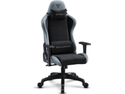 SENSE7 Spellcaster FUKU PU Suede Silla Gaming Gris-Negro
