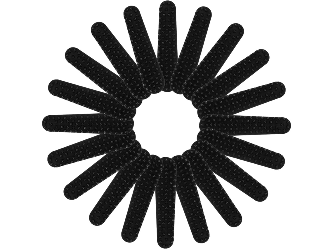 Paquete 100 Tiras Antideslizantes Silicona Perchas Adhesivas Plástico Protección Tiendas Ropa