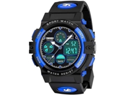Reloj deportivo digital para niños, reloj deportivo resistente al agua para niños y niñas, reloj de pulsera electrónico analógico informal