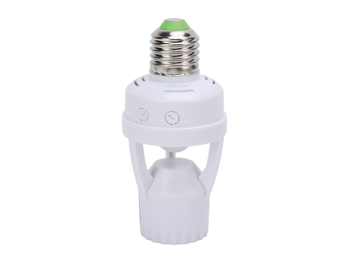 Tomada De Luz Com Sensor De Movimento E27 Parafuso Led Econômico Ativado Por Movimento Para Casa 60w