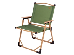 Aktive Silla Plegable Alta Glamping Verde Acero