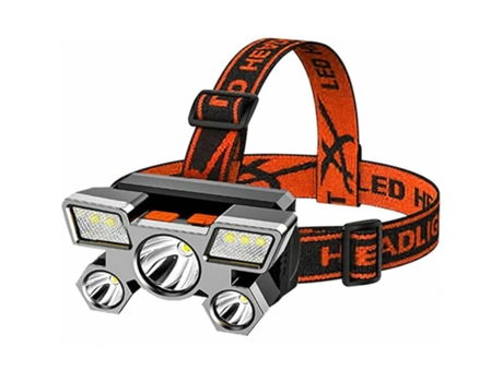 Linterna Frontal Recargable, Linterna De 7 LED Linterna Frontal Recargable USB Super Brillante 4 Modos De Trabajo Linterna Frontal Impermeable Lint...
