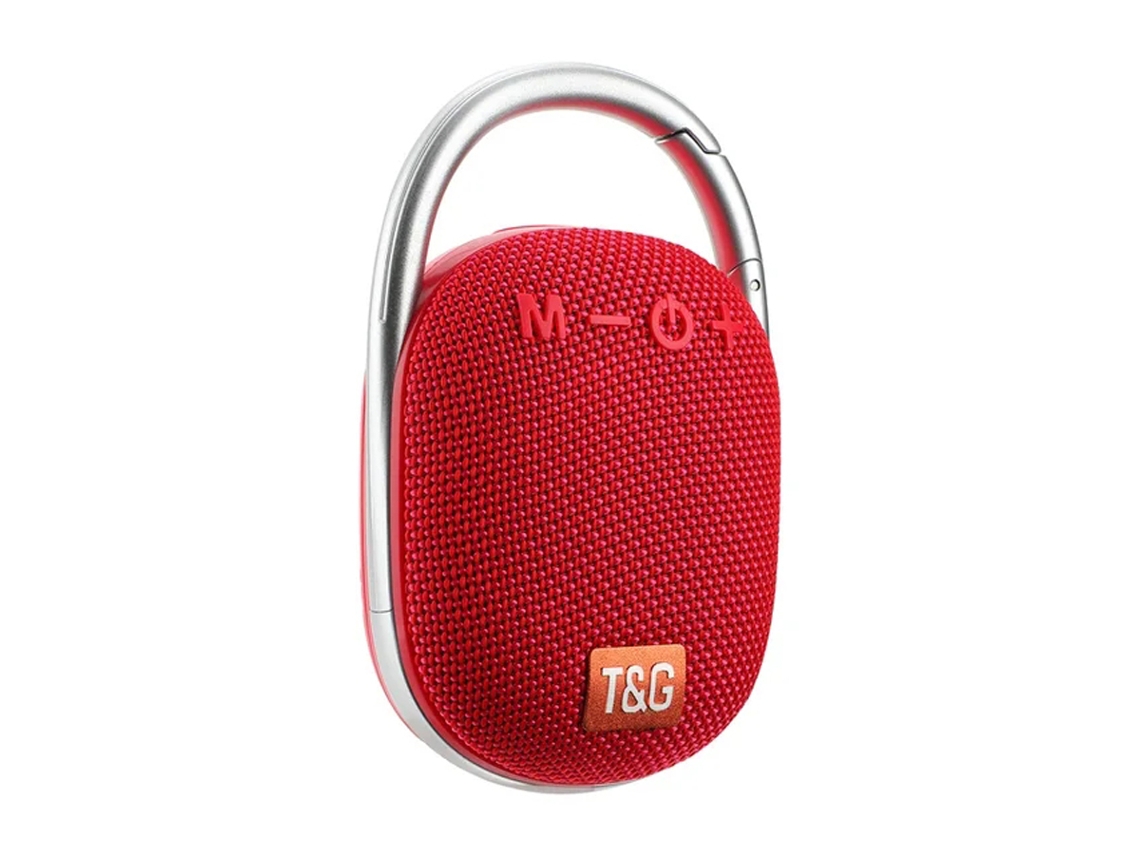 (rojo) Mini Altavoz Bluetooth Portátil De Baja Frecuencia Inalámbrico Impermeable