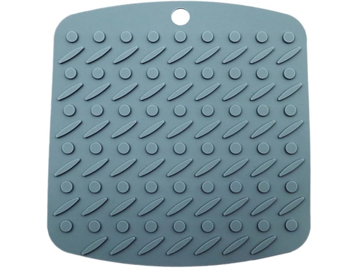 Juego de 2 tapetes de cocina multifuncionales, antideslizantes y aislantes del calor para ollas y tazas - Azul - Vayotoy