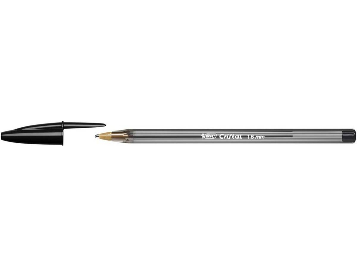 Bolígrafo BIC Cristal Large Punta Larga 1,6 mm (Tinta Negra)
