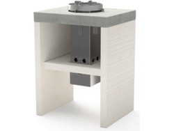 Módulo para Barbacoa TUOZI Venit Rocket 59 (Blanco, Gris - 59x47x77cm)