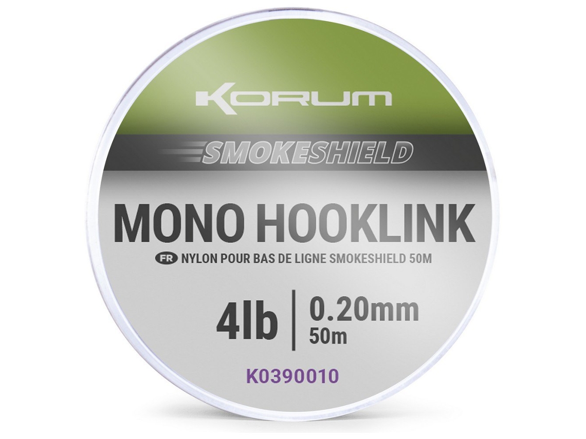 Línea de pesca KORUM Monofilamento smokeshield