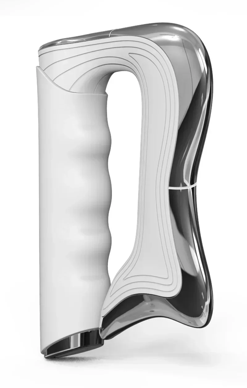 (blanco) Gua Sha Eléctrico, Cuchillo De Estimulación Eléctrica Neuromuscular Para Fascia, Pistola Eléctrica Para Fascia