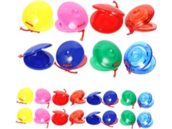 24 coloridas piezas de percusión musical educativas para niños - Suaves y seguras - Regalo.