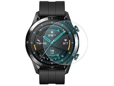 Kit 2 Protectores de Cristal Templado Huawei Watch GT 2E 46MM 9H