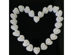(4 Velas De Deseos Led Sin Llama Con Luz Blanca En Forma De Corazón), Adecuadas Para Decoraciones De Halloween Y Navidad.