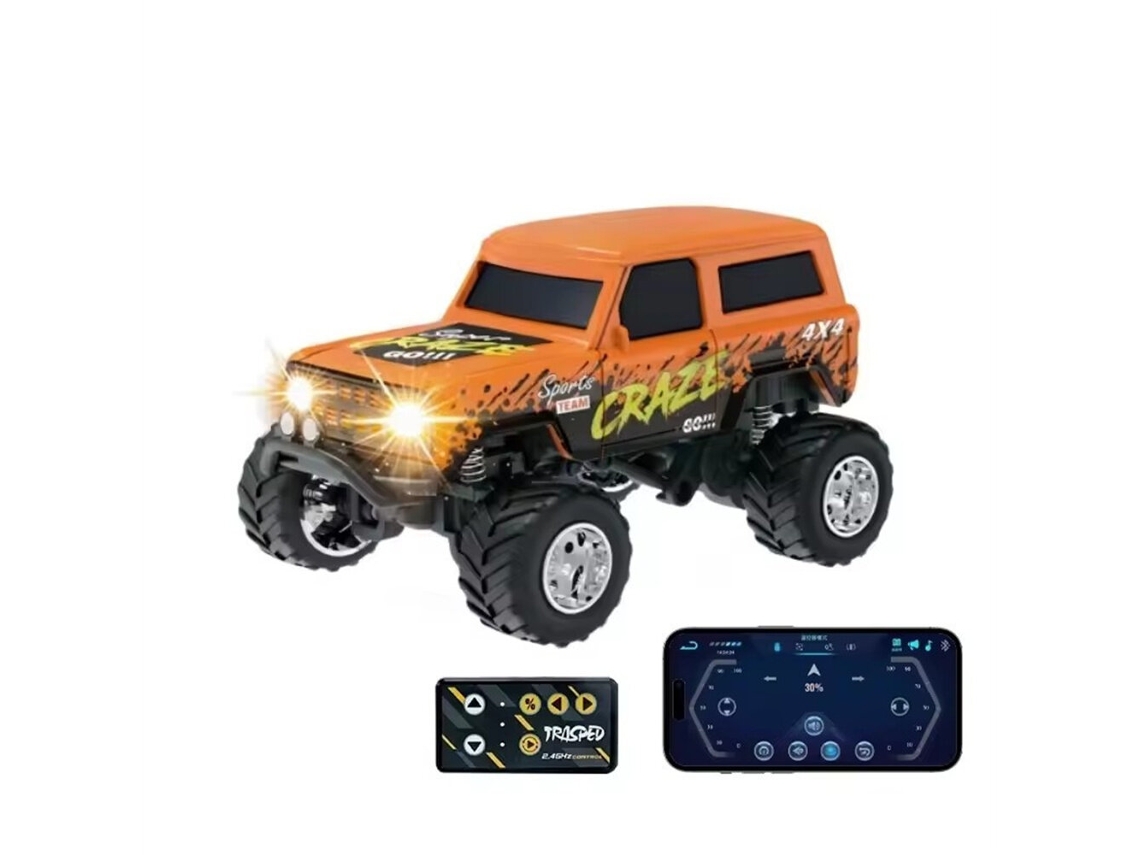 Naranjatrasped Hg4-163/164 Rtr 1/64 2.4g Rwd Mini Rc Aleación Off-road App 3 Vel Bolsillo Colección Regalo Niños
