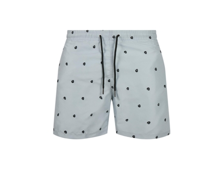 Pantalones Cortos de Baño para Hombre de Playa URBAN CLASSICS (3XL - Poliéster - Blanco)