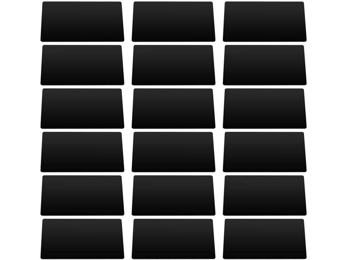 Tarjetas De Visita De Aluminio Negro, 86x54x0,45 Mm, 200 Unidades, Con Reverso Para Grabado Láser.