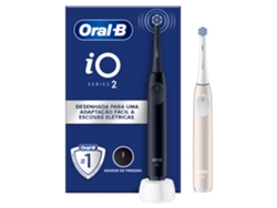 Cepillo de Dientes Eléctrico ORAL-B IO2 Dúo Negro/Rosa (2 Unidades)