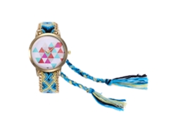 Reloj De Pulsera Moderno Para Mujer Con Esfera Redonda, De Cuarzo Color Oro.