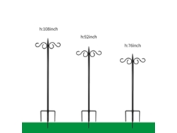 Ganchos Ajustables Para Comederos Dobles, Cestas De Flores De Jardín, Faroles Y Nidos De Pájaros.