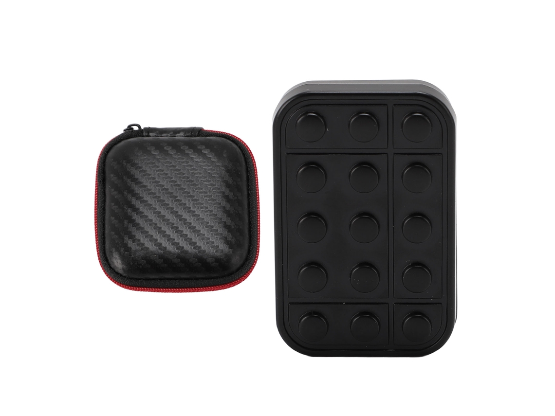 Deslizador de metal con forma de chocolate Walshlxq, multifuncional y portátil, juguete para manos ocupadas.