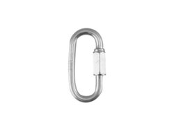 Empalme de cadena galvanizado, 10 piezas (c 48 mm) (a 23 mm) (b 7 mm) Gibalto (d 5 mm)