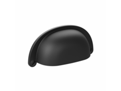 Tirador Para Mueble De Zamac Distancia Entre Ejes 64mm Barniz Negro Mate Pack De 25