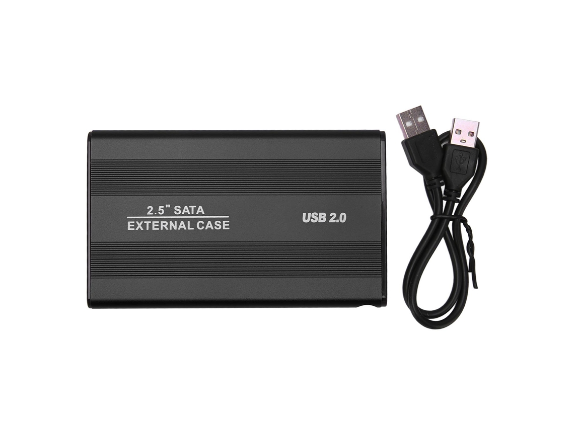 Disco Duro Externo 2.5 Pulgadas Delgado Usb 2.0 Alto Rendimiento Plug And Play 160gb Negro Para Pc Viajes