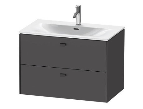 Mueble DURAVIT Brioso bajo lavabo montado en la pared 82,0 x 47,9 cm 2 cajones incl. recorte de sifón y delantal para lavabo Viu 234483