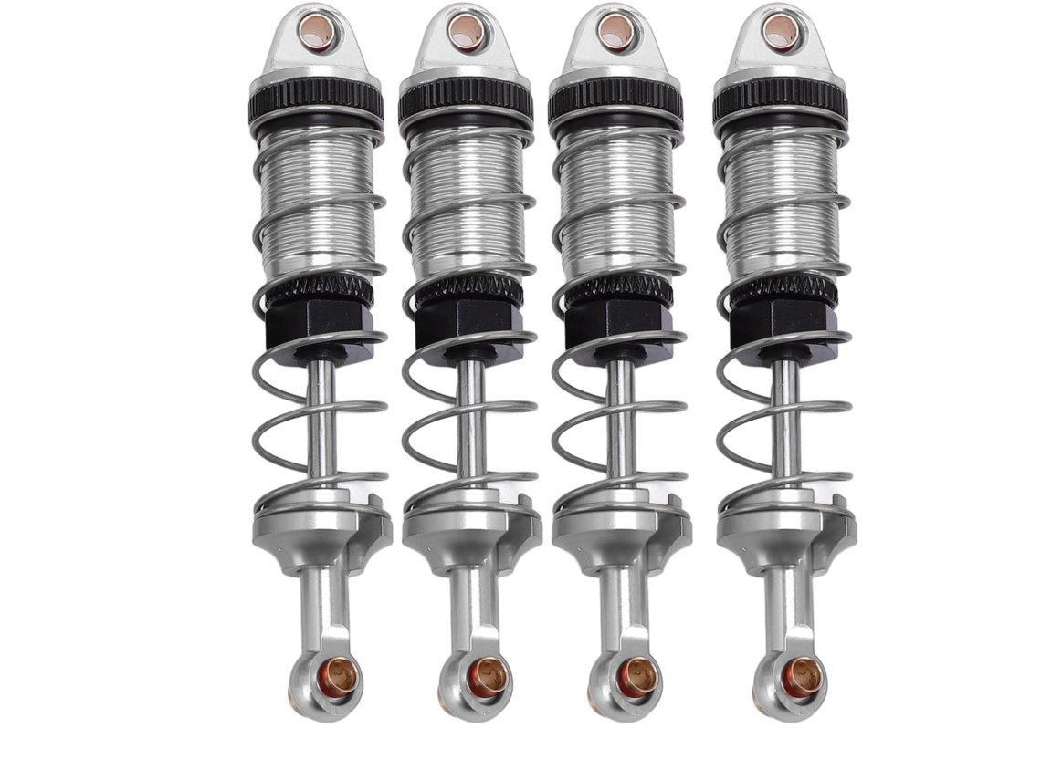 Amortiguador Hidráulico De Aleación Para Coche Rc Mn128 Mn86 G500 1/12 Plata