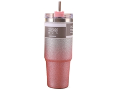 Vaso mezclador totalmente automático, mezclador portátil de proteína en polvo, botella mezcladora eléctrica de proteína rosa Slowmoose