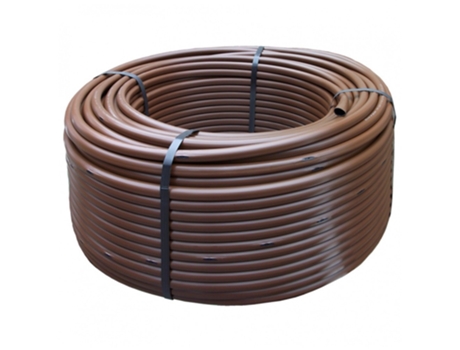 Tubería RAIN BIRD XFD 100m para riego 16 mm con goteros cada 33 cm. Marrón Oferta exclusiva