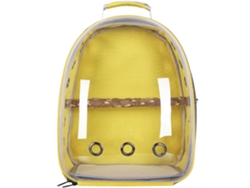 Transportín transparente para mascotas con diseño transparente para una vista sin obstáculos. Mochila de viaje aprobada por aerolíneas.