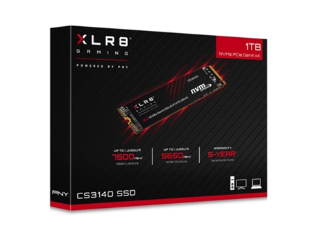 Pny Xlr8 Cs3140 M.2 1000 Gb PCI Express 4.0 3D Nand Nvme