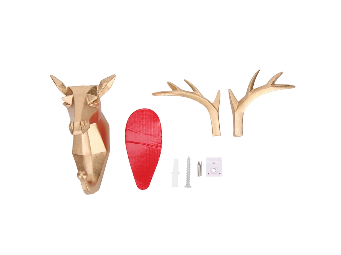 Gancho De Pared De Resina Estilo Europeo Para Toallas De Baño, Con Forma De Animal (ciervo, Elefante, Rinoceronte) - Decorativo