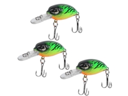 3 Señuelos De Pesca Artificiales Con Ojos 3d, 6 Cm/5 G, Abs De Alta Calidad, Señuelo De Buceo Para Pesca.