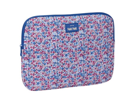 Mochila Escolar SAFTA Flores coimbra azul (Multicolor - Poliéster 300D)