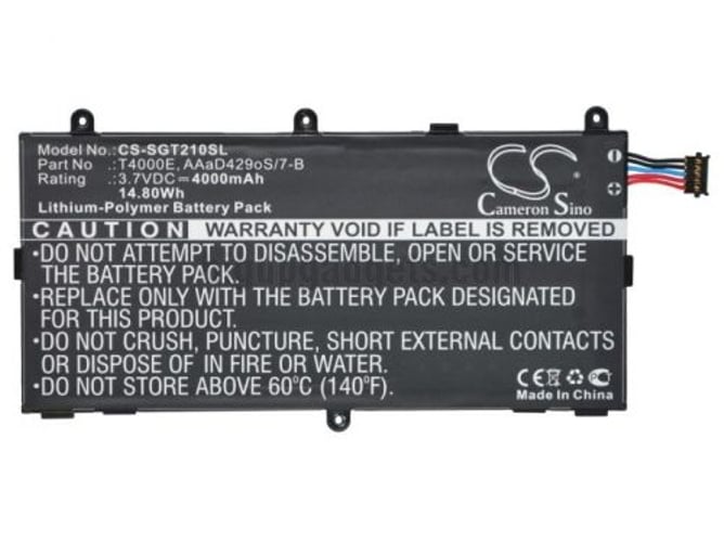 Bateria Indigo Bird 4000mAh 3.7V para Tablet Samsung Galaxy Tab 3 Kids, Galaxy Tab3 7.0, GT-P3200