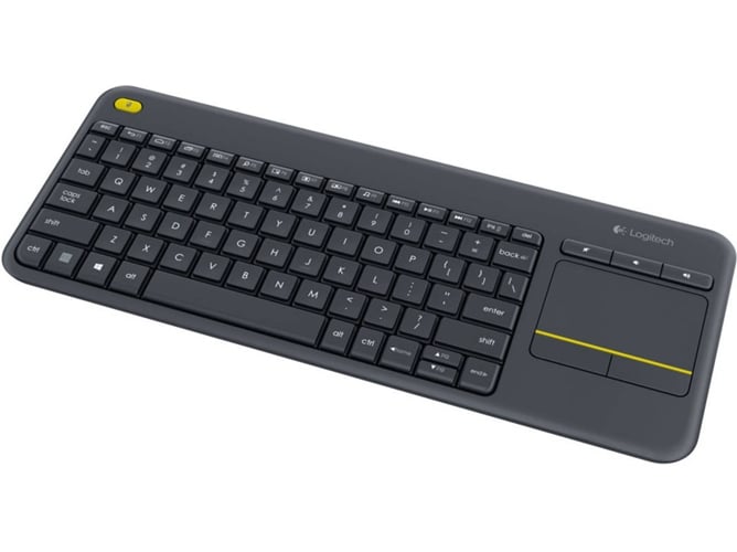 Teclado LOGITECH K400 Plus (Inalámbrico - Layout Nórdico)