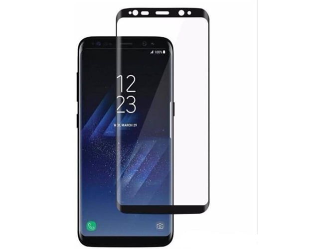Protector de Cristal Templado Samsung Galaxy S9 5D Full Cover Negro